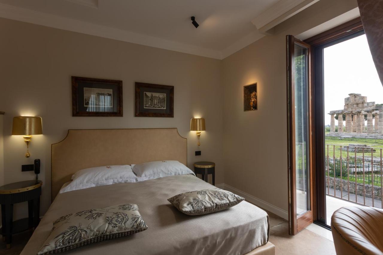 Domus Clelia Paestum Antica Luxur Bed & Breakfast Exterior foto