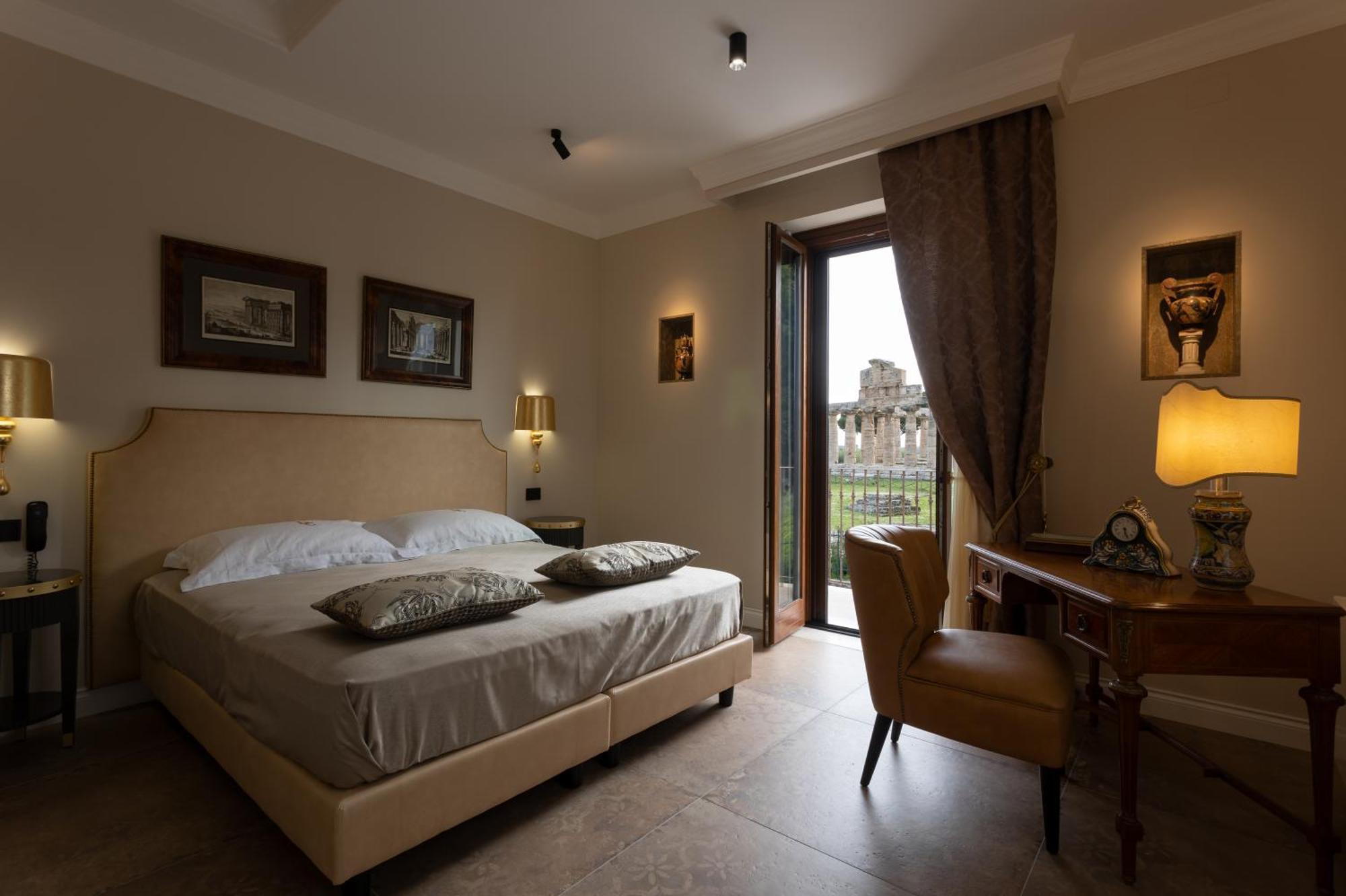 Domus Clelia Paestum Antica Luxur Bed & Breakfast Exterior foto